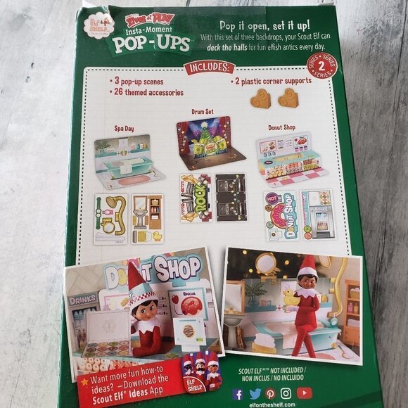 NWT - Elf On The Shelf Elves at Play Insta-Moment Pop-Ups Elves Scenery - Picture 4 of 7